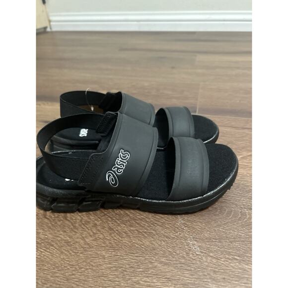 ASICS Gel-Quantum 90 Sling-Back Slides Sandals Size 6 Mens Black GEL-Cushion main image 5